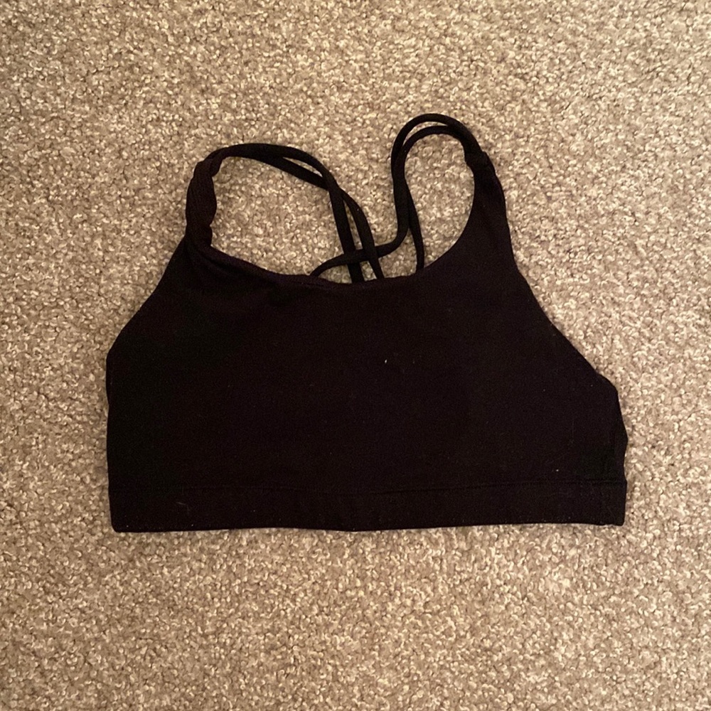 Black Athleta Girl sports bra (size 12)